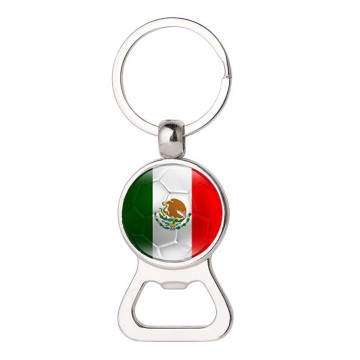 High Quality Epoxy Mexico Flag Metal Beer Bottle Opener - New Arrival