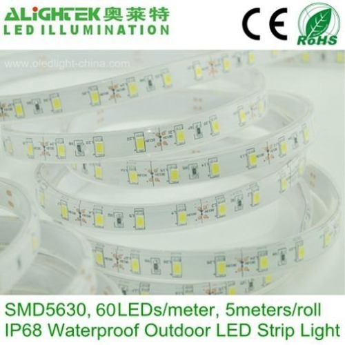 Ip68 Solid Waterproof 300 Led/roll 5630 Smd Flex Led Strip Light 