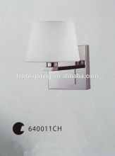 single lamp wall sconce with round white opal glass/lighting wall bracket/lamps and lighting hotels wall brass