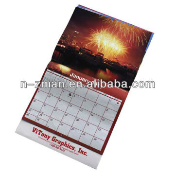 2014 Calendar,Calendar,Yearly Calendar with glossy lamination