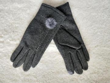 Customized winter warm sewing women glove