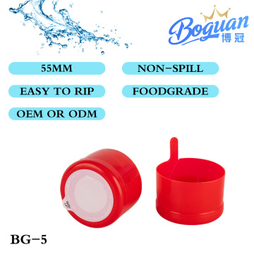 Red universal water dispenser bucket cover