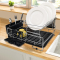 Makanan Gred 2Tier Dish Drying Rack Kitchen Organizer