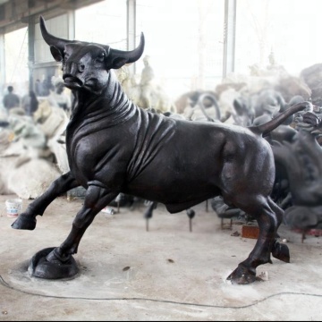 Hot sale decorative brass or bronze big cow statue for garden decoration