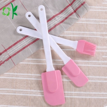 Silicone Spatula Kitchenware Utensil Kitchen Mini 3 Pieces