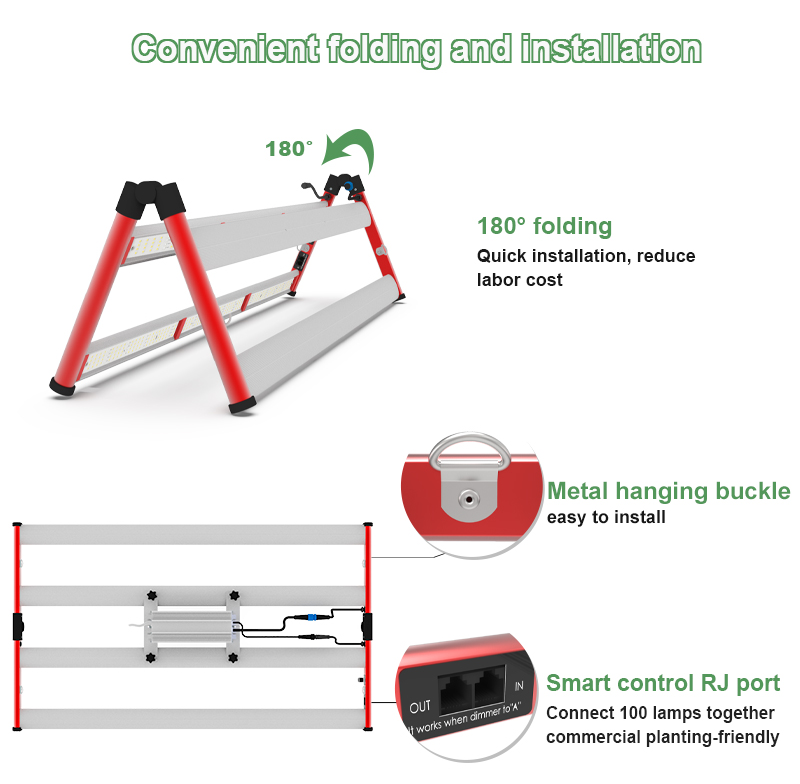 Ισχυρό 400W 4 μπαρ Samsung LED GROW LIGHT