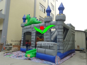Hot sale indoor playground using PVC Tarpaulin inflatable dragon bouncer castle