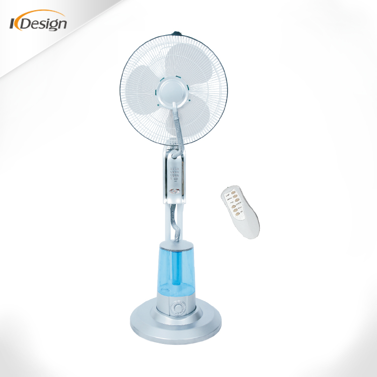 Humidifier misting spray stand fan electric fan with water 16inch ce cool mist fan price in india