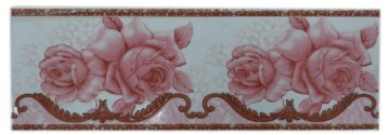 building materials bathrooms deco flower border printing