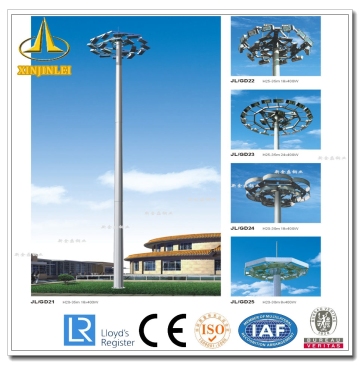 Steel Air Port High Mast Lighting Pole