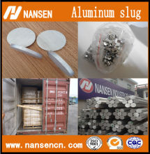 aluminum slug & aluminium metal oval slug flat concave