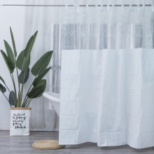 Plain Colour Custom splicing shower curtain