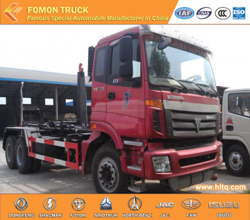 6X4 FOTON Diesel Hosit Arm Garbage Truck