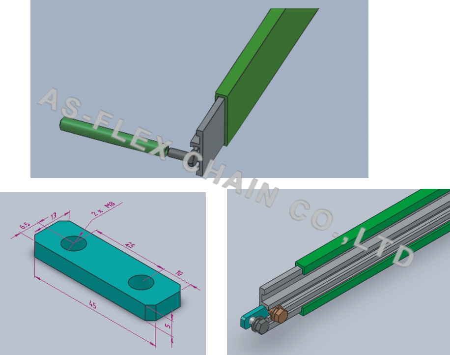 Roller transition chains