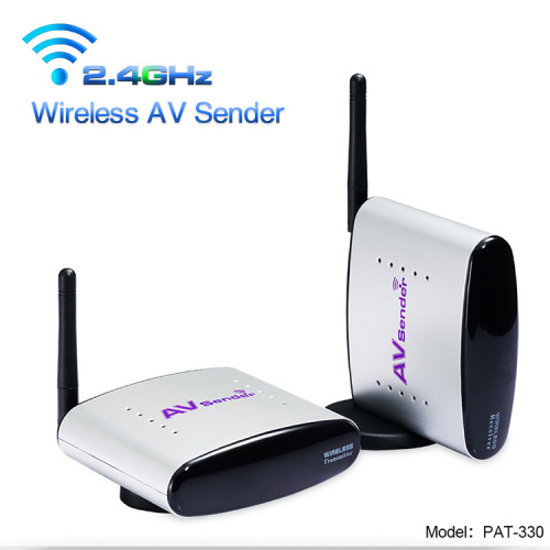 2.4GHz AV Sender Wireless audio video transmitter and receiver for set top box to tv