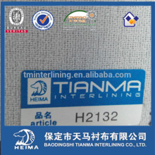 top fuse interlining collar interlining linings H2132 for shirt