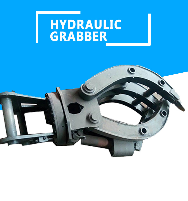 Hydraulic excavator grab discount price 360 rotating mechanical stone grab for excavator with construction work