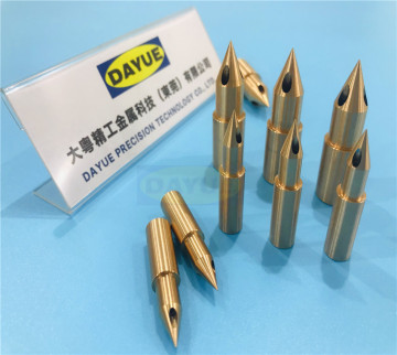 Custom hot runner beryllium copper nozzle moulding parts