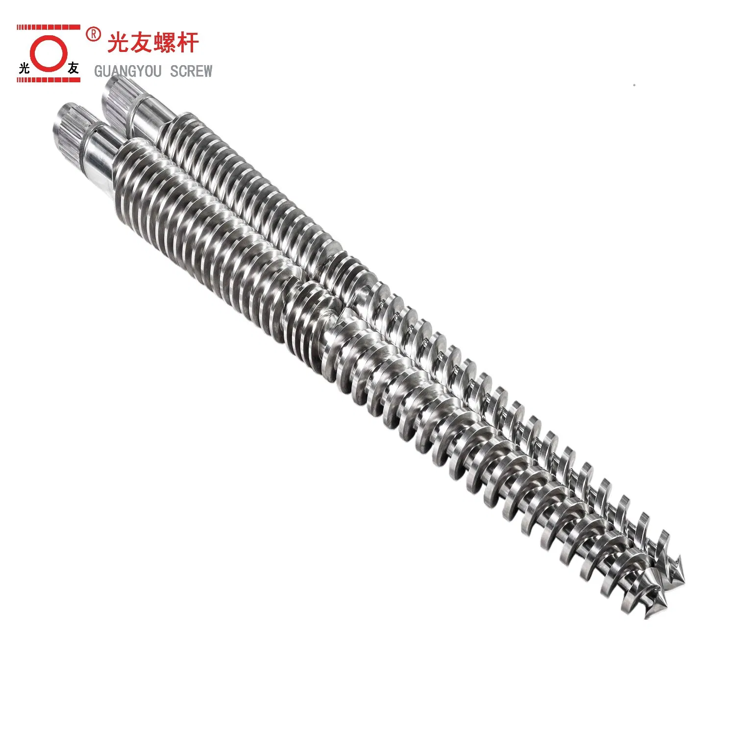 Bimetallic conical twin screw barrel para sa plastic extruder at granulate line