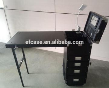 TROLLEY CASE WITH FOLDABLE WORKING TABLE