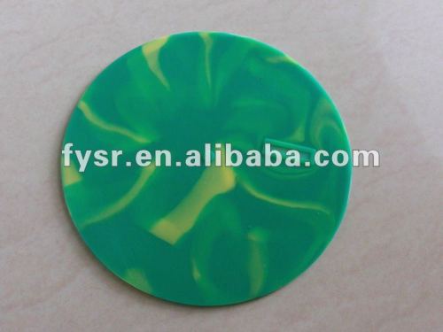 colourful silicone cup mat