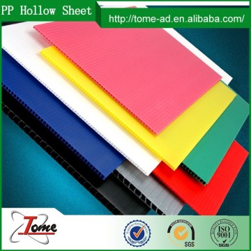 3mm colorful pp plastic corrugated sheet pp hollow sheet plastic corflute sheet