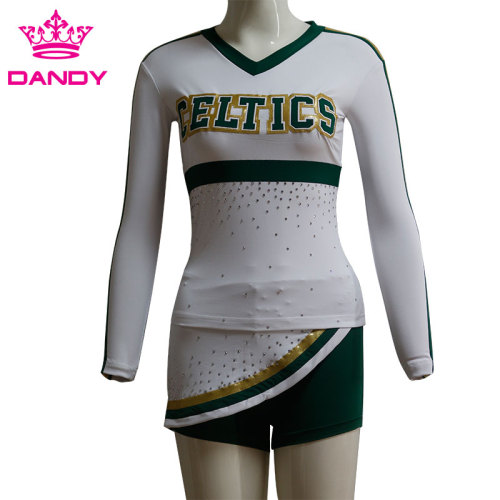 Custom Spandex High School Cheerleading Uniforms