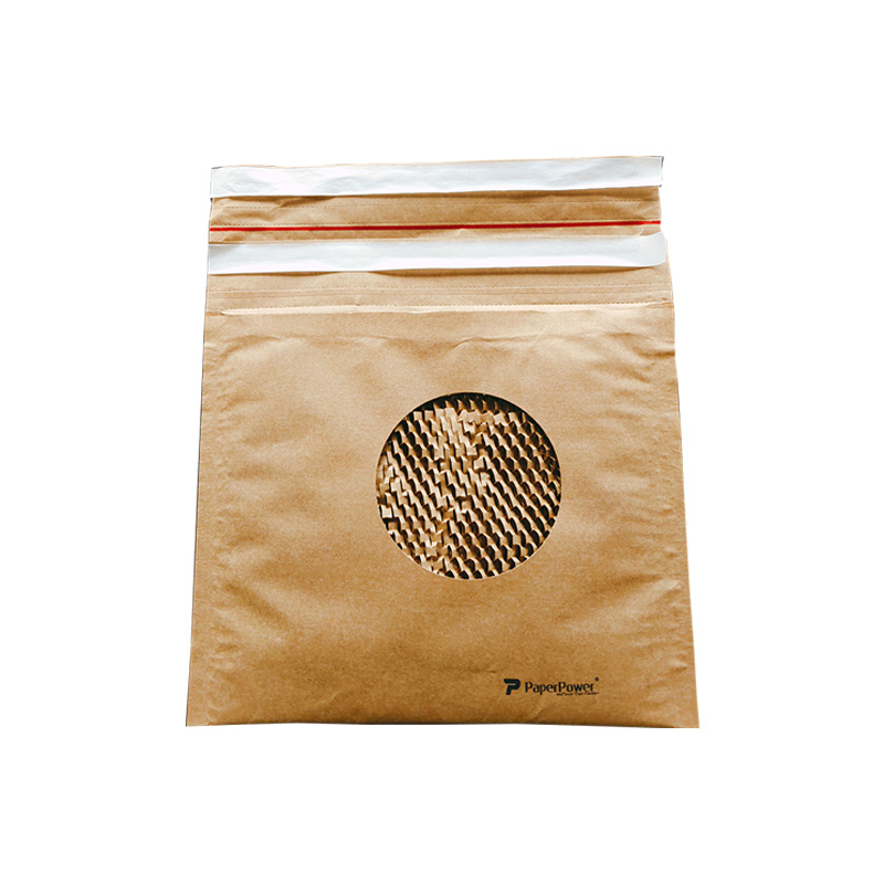 Machine de sac tampon en papier en nid d&#39;abeille brun kraft