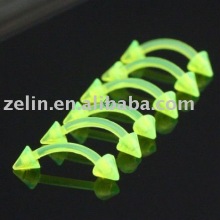 cone acrylic material body eyebrow ring body piercing jewelry
