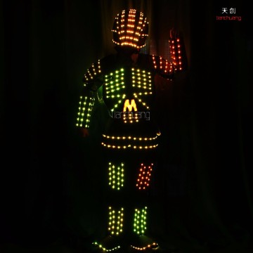 wireless dmx512 programmble flash lighting led performance costume
