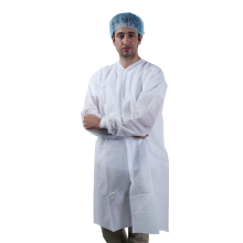 Best Mens Fluid Resistant Short White Lab Coat
