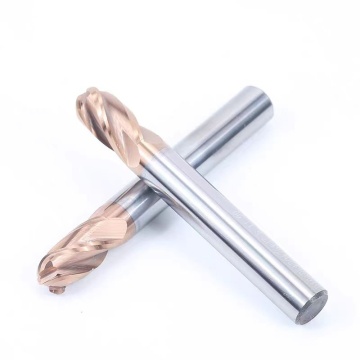 CNC High Hardness Tungsten Steel Ball End Milling Cutter with Nano-Coating
