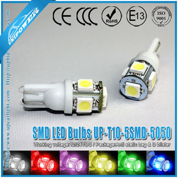 T10 cree led lamp/12V 5050 5smd t10 led/cree led t10 bulb