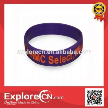 Promotional custom shape silicone bracelets