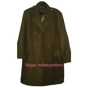 Military Great Coat Wool Overcoat