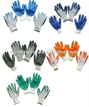Nitrile Coated Safety Working Glove