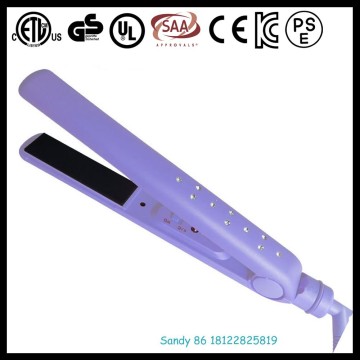 Professional private label crystal flat iron as seen on tv, rhinestone flat iron