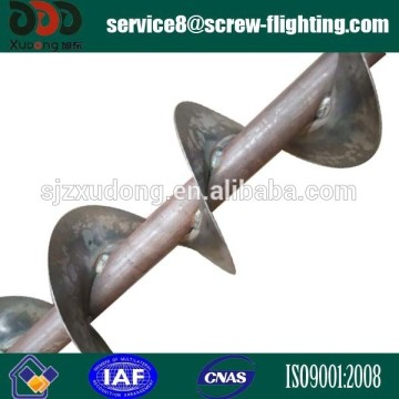steel spiral auger, screw blade feeder, spiral conveyor