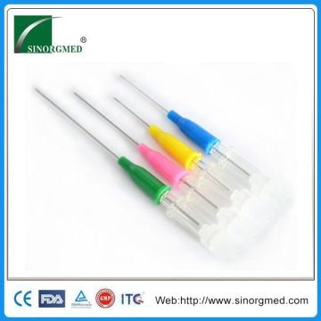 22G Safety Pen Type Iv Cannula / Iv Catheter