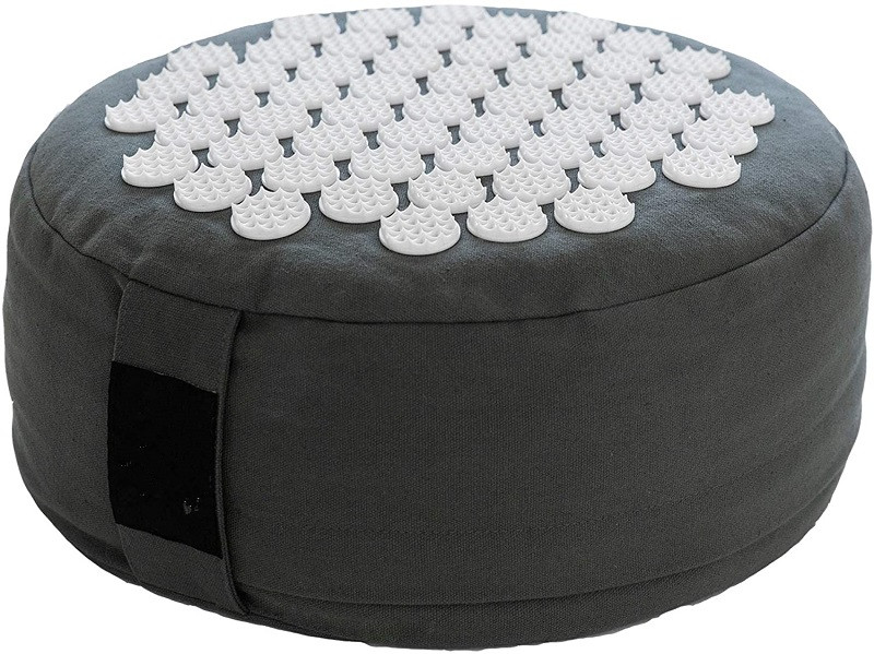 Coussin de méditation avec acupression