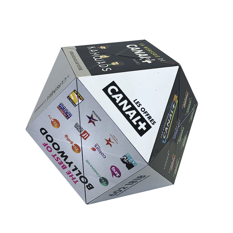 2021 new product ideas custom high quality calendar advertising gifts folding magic cubes