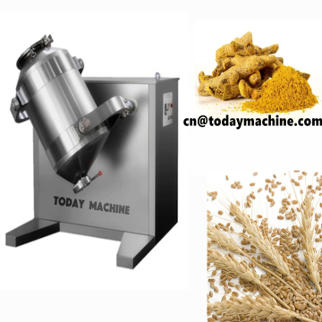 3D rotating drum powder mixer