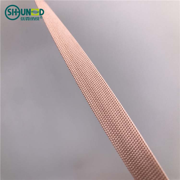 China wholesale customized colorful fashion tpu mobilon tape anti-slip elastic tape silicone drip elastic tape for bra underwear