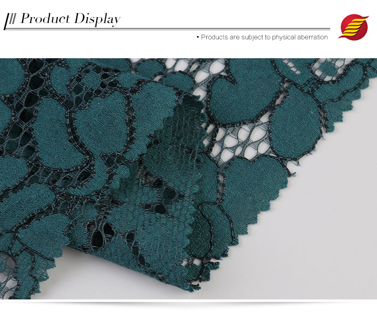 Knitted malaysia nigerian lace embroidery embroidered fabrics for clothing