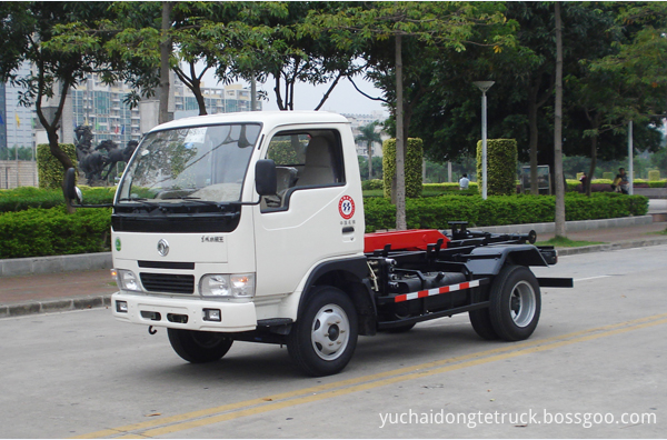 3Ton hooklift garbage truck