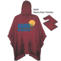 Moda promocional logotipo barato personalizado impresso PVC rainponcho