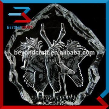 crystal gift item,glass animal laser iceberg anniversary gifts