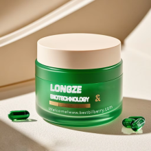 Food Grade Moringa PowderCapsules Supplement in Bottle