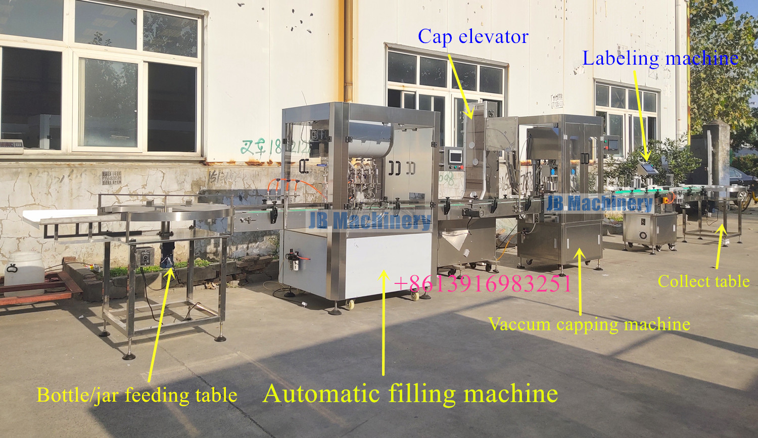 250g 500g Automatic mayonnaise chili sauce bottling line, filling and capping machine for honey peanut butter