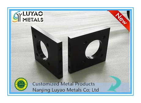 Custom CNC Machining Aluminum 6061 6082 7075 with Black Anodizing